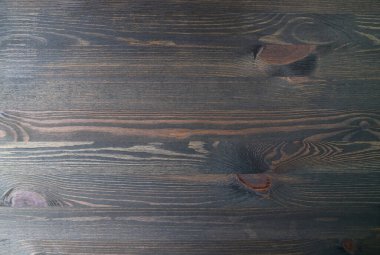 Top view of dark brown natural wooden plank for background and wallpaper