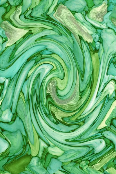 Vertikal Bild Oljefärg Textur Illustration Gradient Grön För Abstrakt Bakgrund — Stockfoto