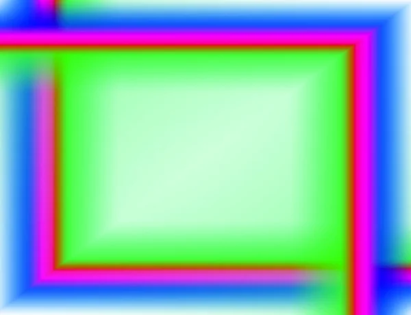 Quadro Abstrato Horizontal Futurista Multi Cores — Fotografia de Stock