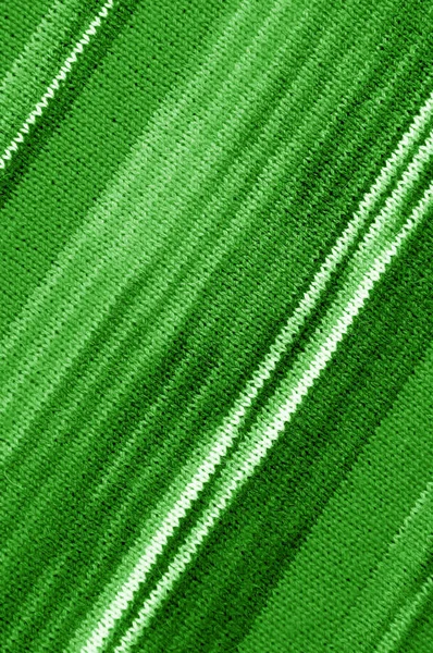 Texture Gradient Green Striped Alpaca Knitted Wool Fabric Diagonal Patterns — Zdjęcie stockowe