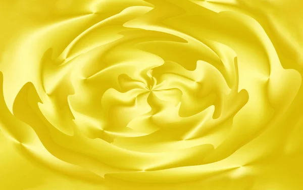 Gradient Yellow Virág Szerű Spirál Illusztráció Absztrakt Háttér — Stock Fotó