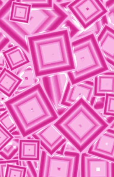 Padrão Forma Quadrada Geométrica Rosa Gradiente Para Fundo Abstrato — Fotografia de Stock