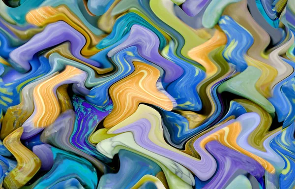Fundo Abstrato Cor Pastel Fluindo Textura Líquida — Fotografia de Stock