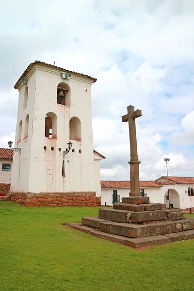 Chinchero Köyü Cuzco Bölgesi Peru Daki Koloni Kilisesi Nin Tarihi — Stok fotoğraf