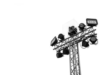 izole sahne ışıkları