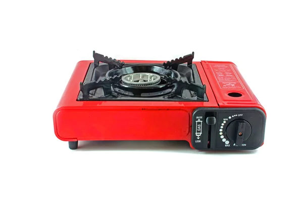 Gas Stove geïsoleerd op wit. — Stockfoto