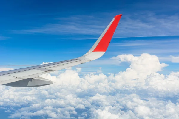 Wing of airplane — Stock Photo, Image