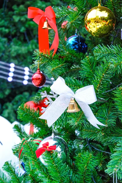Close up of christmas bow — Stock Photo, Image