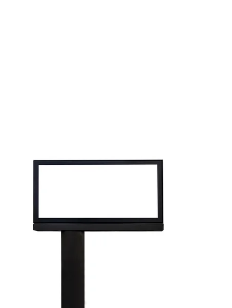 Empty billboard isolated — Stock Photo, Image