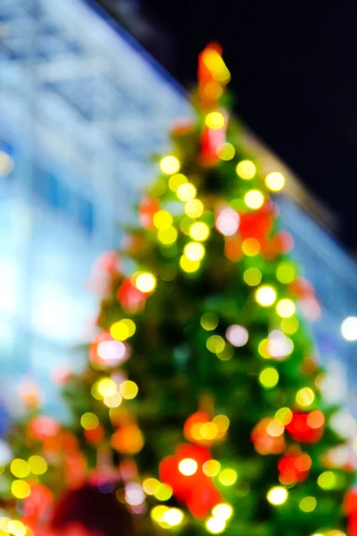 Defocused christmas lights background — Stock Photo, Image