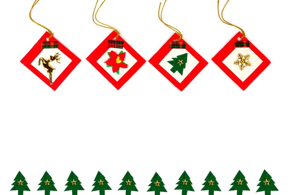 Christmas ornaments background — Stock Photo, Image