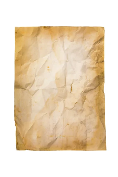 Eski beyaz kağıda — Stok fotoğraf