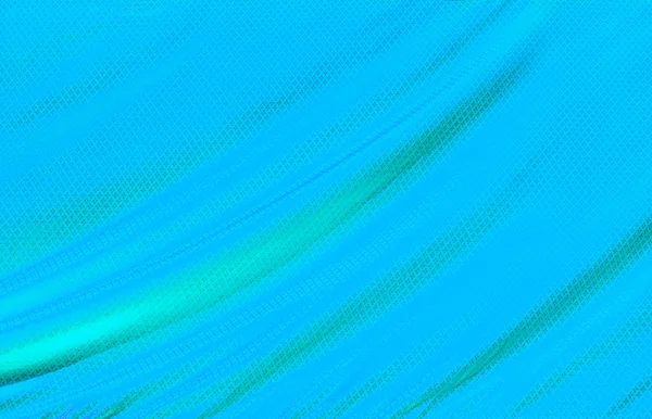 Blue crumpled silk fabric textured — Stock Photo, Image