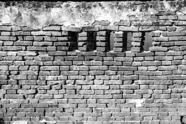 Alte Ziegelwand strukturierten Hintergrund — Stockfoto