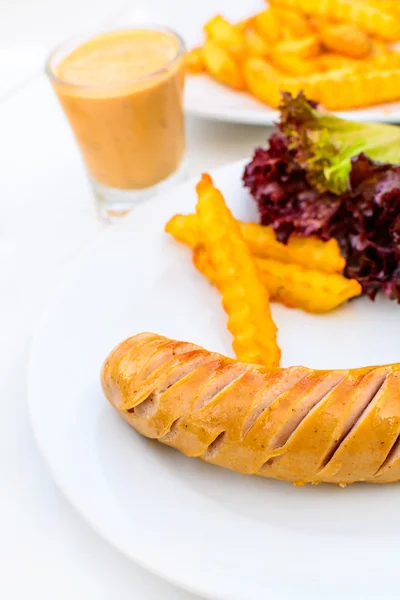 Close up of sausage — Stock Photo, Image