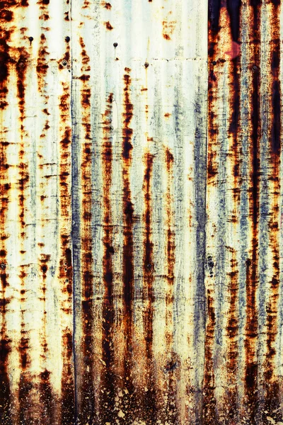 Grunge Rusty piastra di ferro zincato — Foto Stock