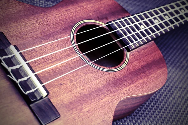 Közelkép a ukulele — Stock Fotó