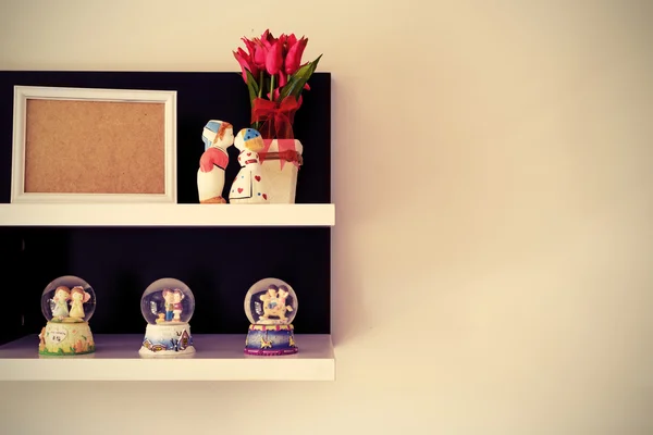 Shelf decoration — Stock Photo, Image