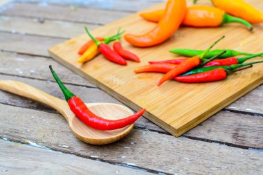 Kırmızı acı biber.