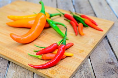 Kırmızı acı biber.