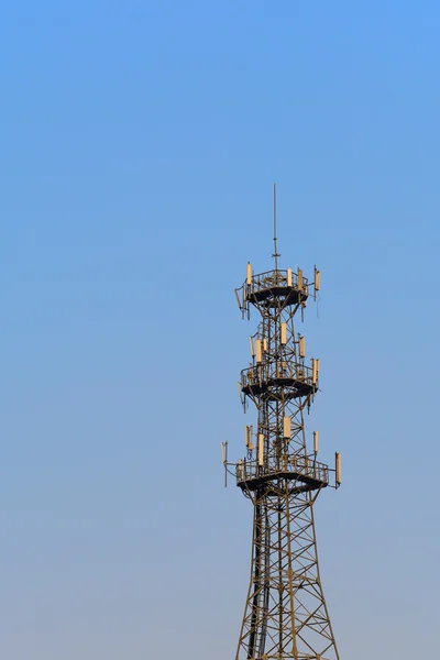 Antena Torre de Comunicación — Foto de Stock