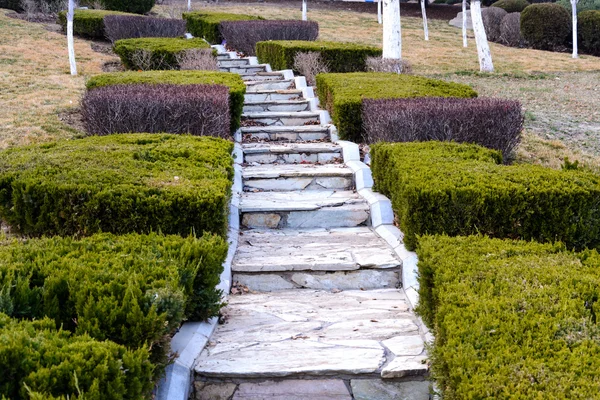 Alte Steintreppe — Stockfoto