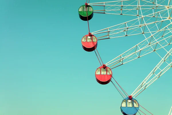 Buntes Riesenrad, Jahrgang — Stockfoto