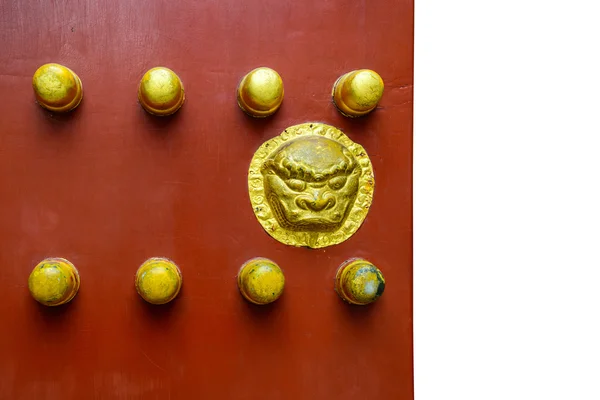 Old Ancient door Chinese style — Stock Photo, Image