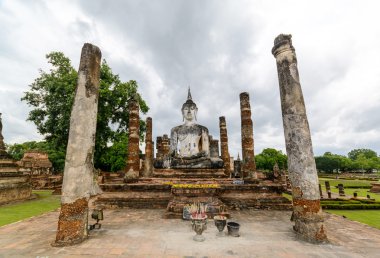 Sukhothai Tarih Parkı, Tayland eski kasaba Sukohthai