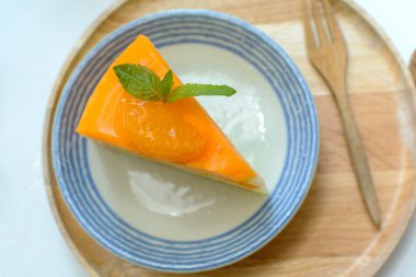 Turuncu kek yakın çekim