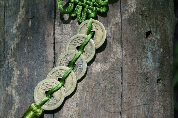 Bunch Chinese Coins Close — Stock Photo, Image