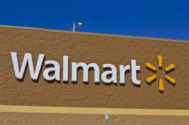 Indianapolis - Mart 2016 yaklaşık: Walmart perakende satış yerini. Walmart olduğunu bir Amerikan çok uluslu perakende şirket ben