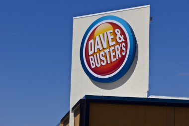 Indianapolis - Circa March 2016: Dave & Buster's Restaurant I clipart