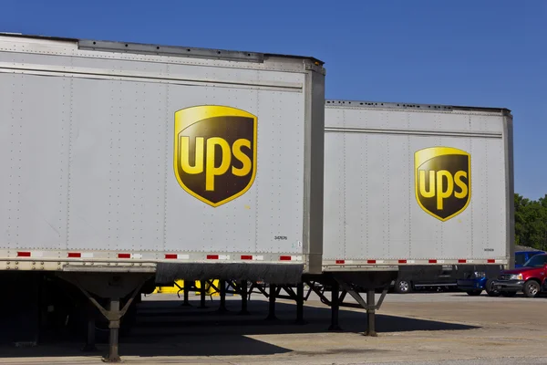 Indianapolis - Sekitar Juni 2016: United Parcel Service Location (dalam bahasa Inggris). UPS adalah Perusahaan Pengiriman Paket Terbesar di Dunia II — Stok Foto