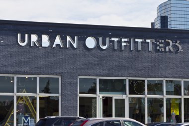 Indianapolis - Circa June 2016: Urban Outfitters Retail Location. Urban Outfitters is a Chain with a Hipster Vibe Known for On-Trend Fashions I clipart