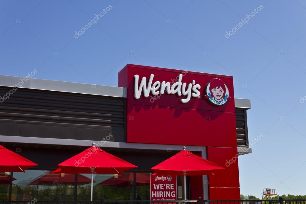 Indianapolis - Circa June 2016: Wendy's Retail Location. Wendy's is an International Fast Food Restaurant Chain IV