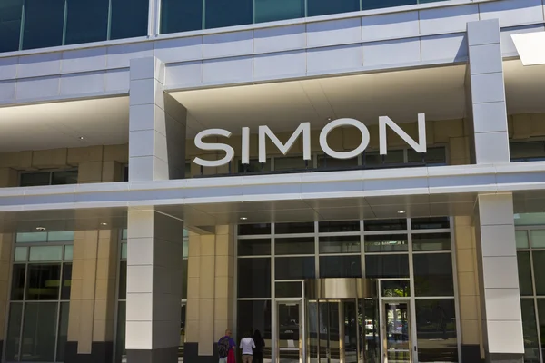 Indianapolis - Vers juin 2016 : Siège mondial du Simon Property Group. SPG est une fiducie de placement immobilier commercial (FPI) V — Photo