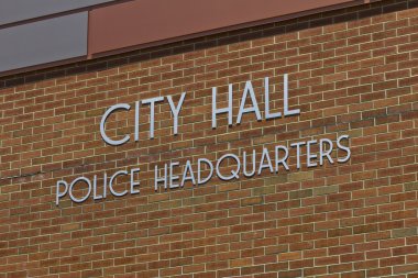 City Hall & Police Headquarters III clipart