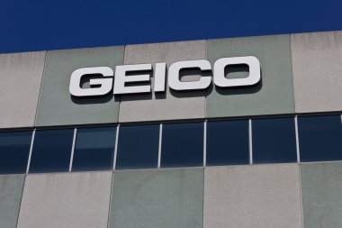 Indianapolis - Haziran 2016 yaklaşık: Geico sigorta ofisinde. Geico olduğunu bir iştiraki, Berkshire Hathaway ben