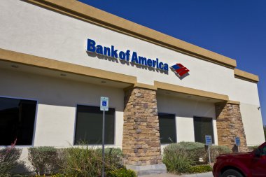 Las Vegas - Circa Temmuz 2016: Bank of America Bank and Loan Branch. Bank of America Bir Bankacılık ve Finansal Hizmetler Corporation Iv olduğunu
