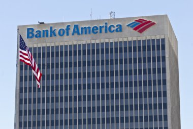 Las Vegas - Circa Temmuz 2016: Bank of America Bank and Loan Branch. Bank of America Bir Bankacılık ve Finansal Hizmetler Corporation II olduğunu