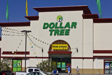 Las Vegas - Circa Temmuz 2016: Dolar Ağacı İndirim Mağaza. Iii. İndirimli Fiyatlarla Eklektik Ürünler Karışımı nın Sunulması
