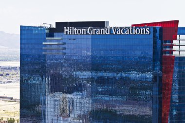 Las Vegas - Circa Temmuz 2016: Hilton Grand Vacations Yer. Hilton, tam hizmet otellerinden oluşan küresel bir markadır Iii