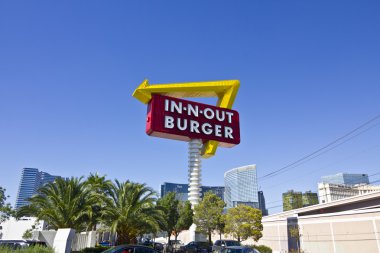 Las Vegas - Circa Temmuz 2016: In-N-Out Burger Fast Food Yer. In-N-Out güneybatı Us III inanılmaz popüler