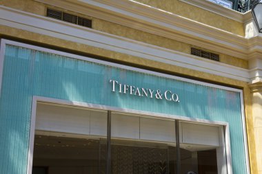 Las Vegas - Circa July 2016: Tiffany & Co. Retail Mall Location. Tiffany's is a Luxury Jewelry and Specialty Retailer, Headquartered in New York City I clipart