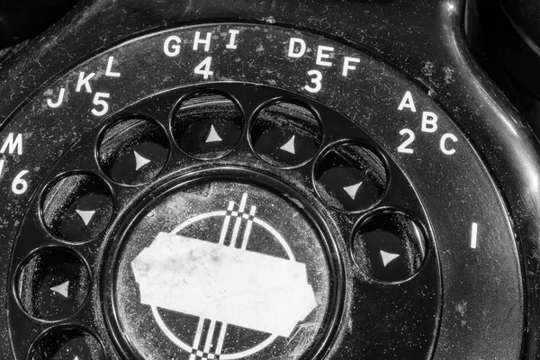 Old Art Deco Phone - антикварний ротаційний телефон I — стокове фото