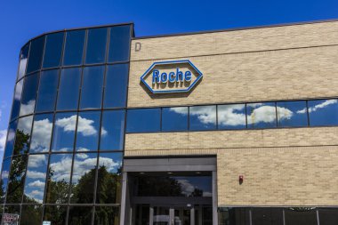 Indianapolis - yaklaşık Ağustos 2016: Roche Diagnostics U.S. Karargahı. Roche Diagnostics sağlık III dünya lideridir
