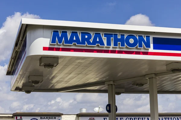 Indianapolis: Omstreeks September 2016: Marathon Petroleum Retail benzinestation. Marathon aardolie verfijnt en markten olie producten Ii — Stockfoto