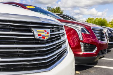 Indianapolis - Circa September 2016: Cadillac Automobile Dealers clipart