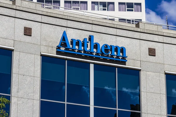 Indianapolis - Circa September 2016: Anthem World Headquarters. Anthem is a Trusted Health Insurance Plan Provider IX — Stock Photo, Image